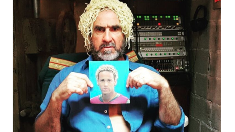 Cantona al estilo Neymar