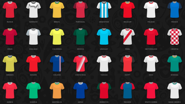 Las camisetas de la Copa del Mundo