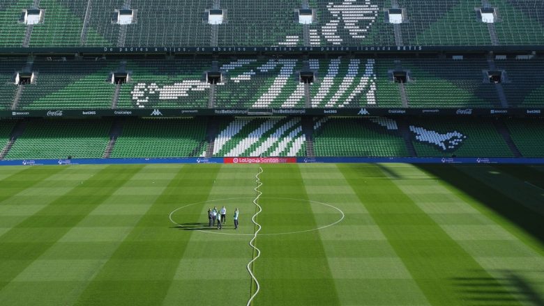 La línea del ebrio en partido oficial en España