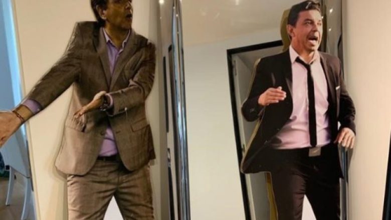 El hincha que vive con el plantel en la casa