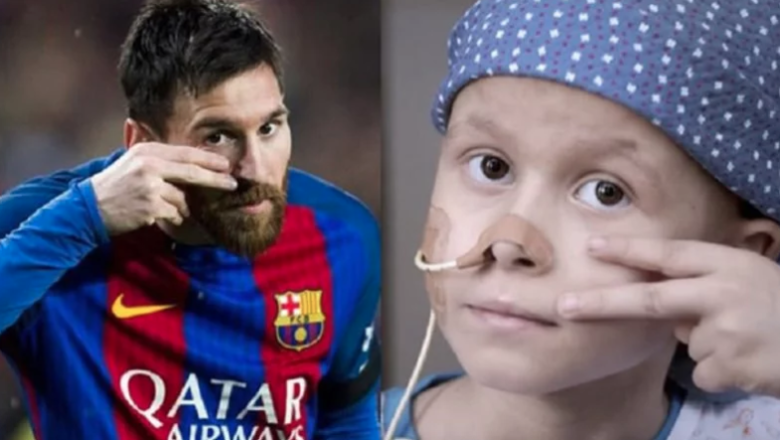 Messi y la lucha contra el cáncer infantil