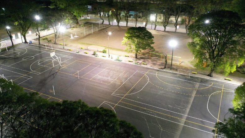 Plaza de deportes renovada