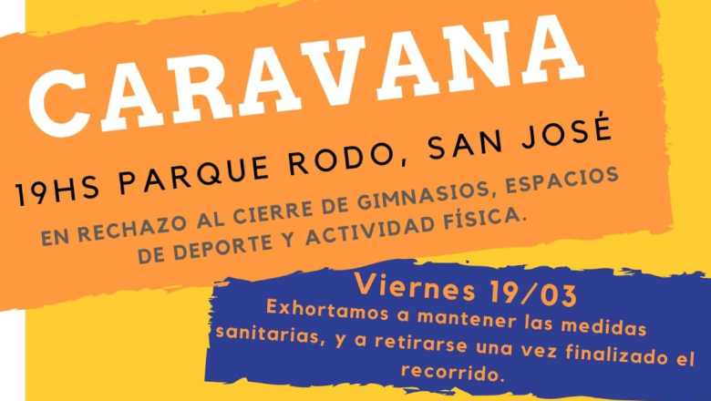 Hoy se organiza caravana por medidas al deporte